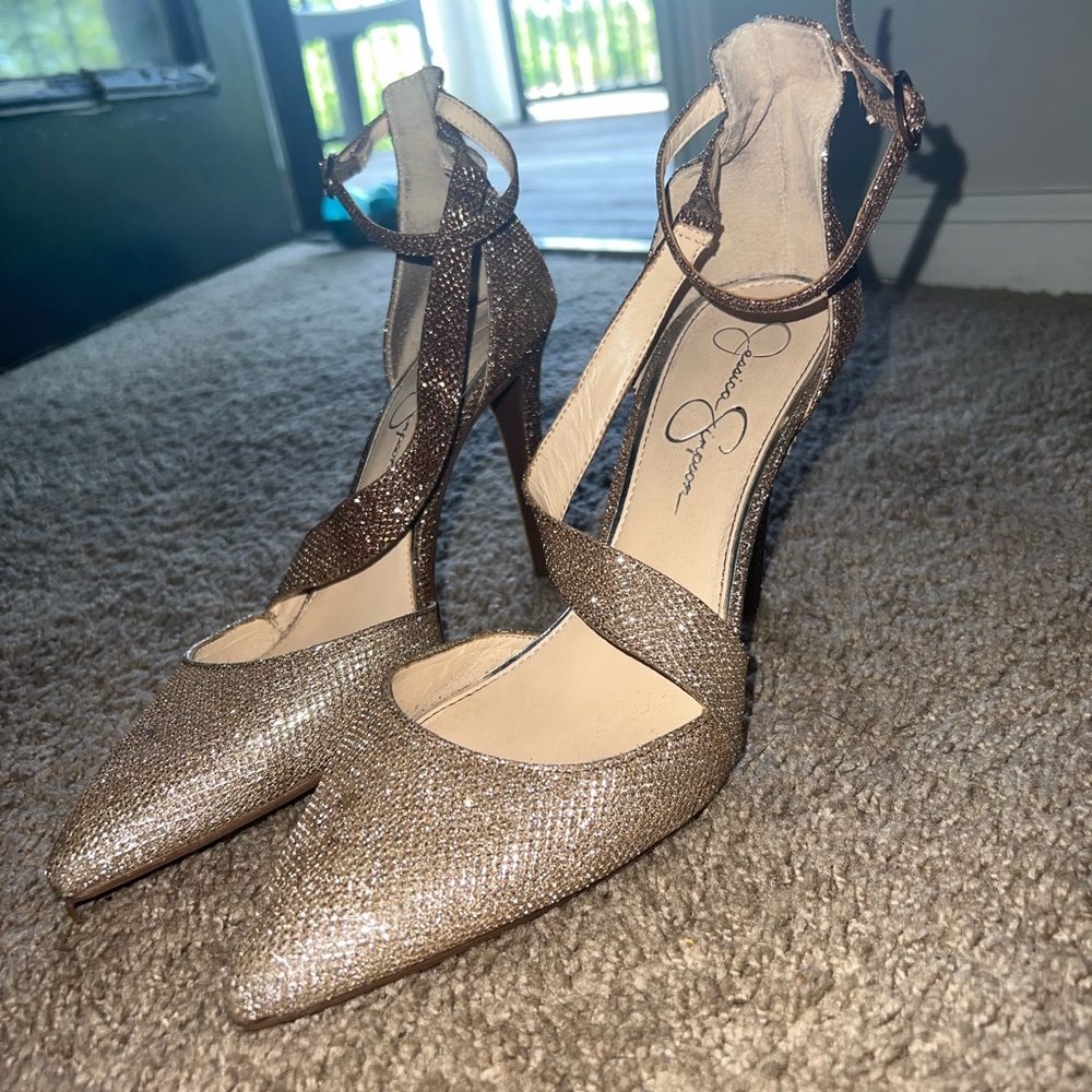 Jessica Simpson Rose Gold Pumps